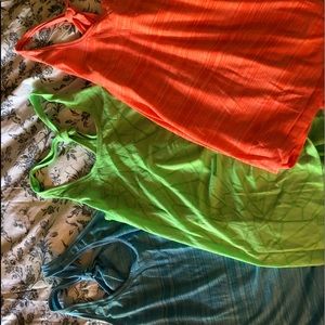 Lot of 3 Old Navy work-out tank tops